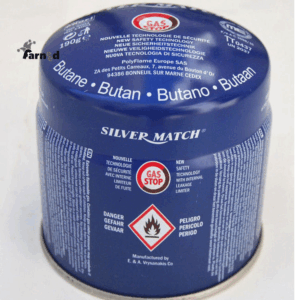 2 PIEZAS BOMBONA DE RECARGA UNIVERSAL CARTUCHO DE GAS BUTANO CAMPING 190 GR AZUL