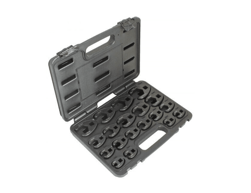 LLAVES DE BOCA 19 PIEZAS PARA ACCESORIOS MANGUERAS DE FRENO ACEITE 8 32 MM 19Msa