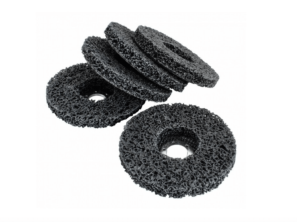 KIT 5 DISCOS DISCOS 125 MM AMOLADORA FLEX LIMPIEZA ACERO HIERRO ÓXIDO S125