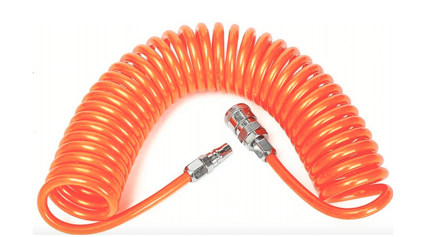 MANGUERA DE AIRE COMPRIMIDO ESPIRAL 18 MT METROS RACOR COMPRESOR FLEXIBLE 186
