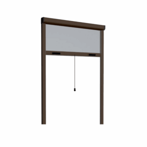 MOSQUITERA RODILLO RODILLO VENTANAS MARRÓN EMBRAGUE 80X250 REDUCIBLE 0934