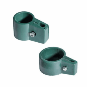 ANILLO DE COLLAR DE FIJACIÓN PARA POSTE DE VALLA REDONDO VERDE Ø 34 MM 461V