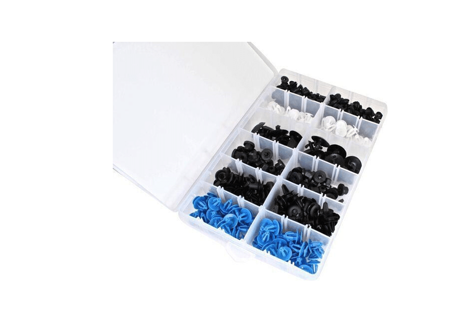 CLIPS RETENEDORES CARROCERÍA PANELES DE PARACHOQUES REMACHES PLÁSTICO 300 PIEZAS OPEL TC010sa