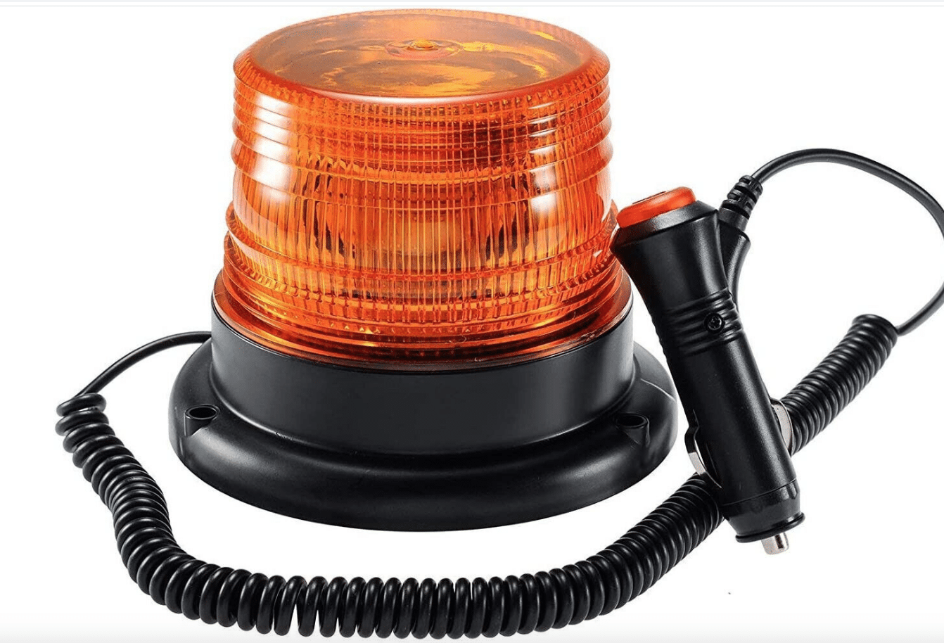 LUZ INTERMITENTE 72 LED INDICADOR DE EMERGENCIA EFECTO GIRATORIO MAGNÉTICO 935H