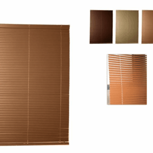 PERSIANAS VENECIANAS PERSIANAS VENECIANAS 120x160 cm PVC INTERIOR CASA PERSIANAS VENECIANAS SOMBRILLA MARRÓN CLARO 066ds