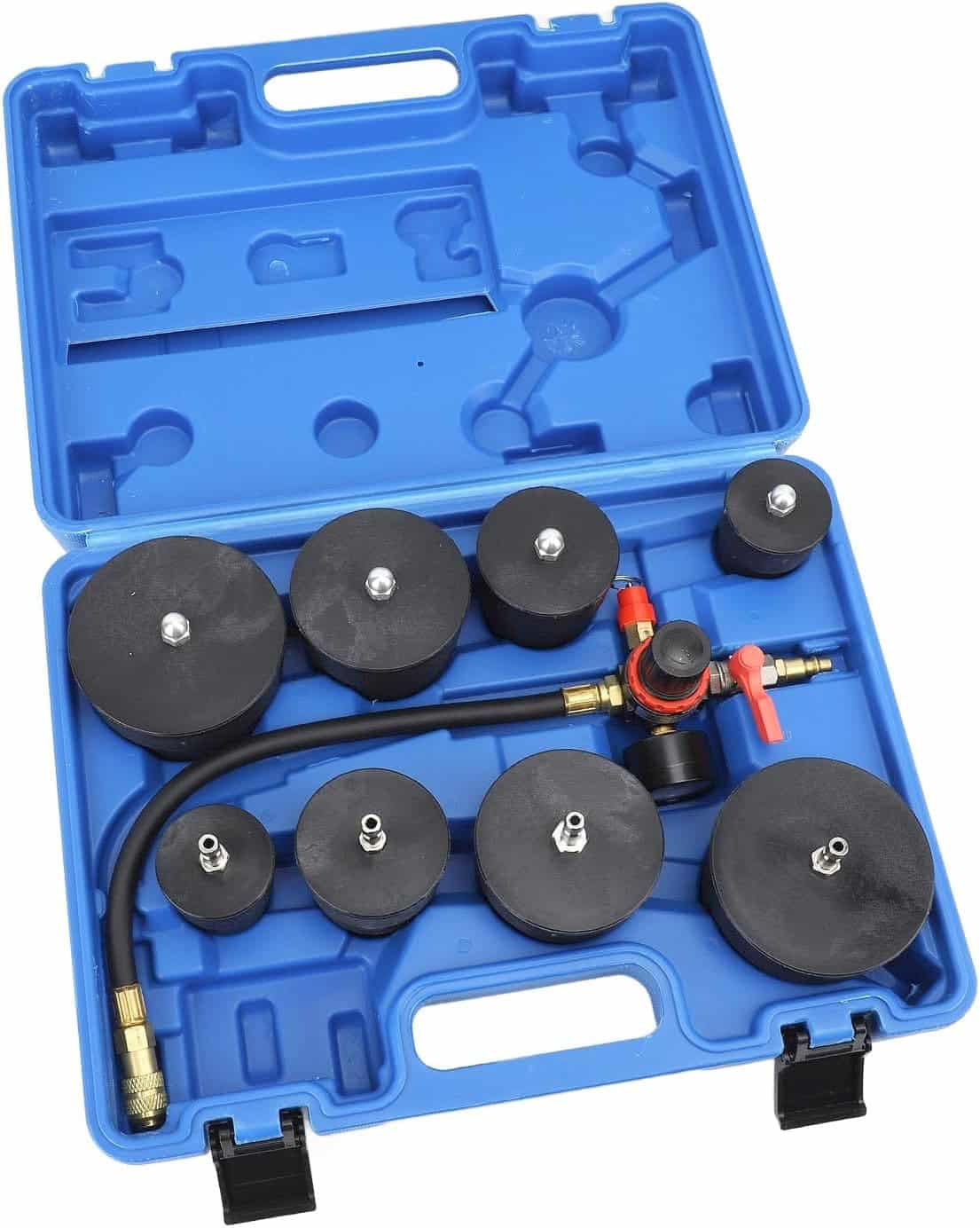 Medidor de fugas de refrigeración del compresor de compresión Turbo Tester 9 piezas 094ox