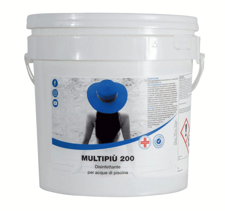 TRIS CLORO PASTILLAS DE CLORACIÓN AGUA PISCINA PISCINAS MULTIACCIÓN 5kg 184