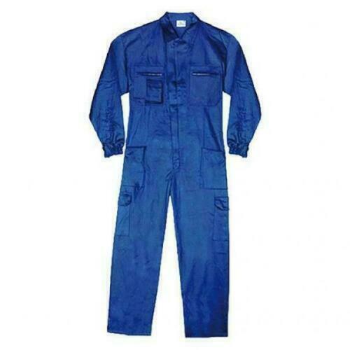 TRAJE DE TRABAJO DE UNA PIEZA TALLER MECÁNICO TALLER AZUL ALGODÓN TALLA TG 52 998