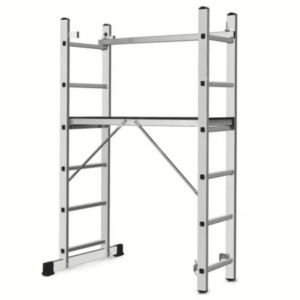 ANDAMIO PLATAFORMA DE ANDAMIO MULTIFUNCIÓN ESCALERA AJUSTABLE 6 PELDAÑOS 032db