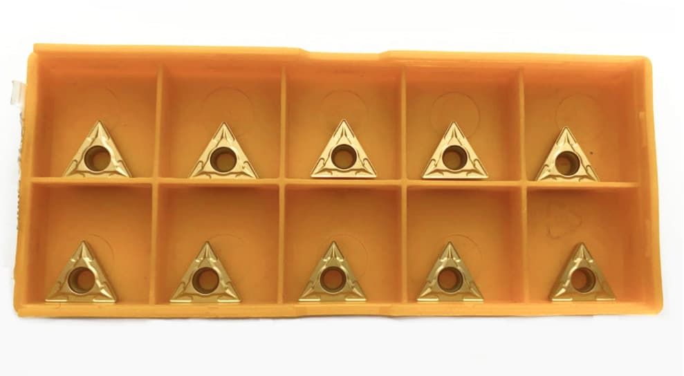 22479 10 PLACAS DE INSERCIÓN DE HERRAMIENTAS DE TORNO PLAQUITAS TRIANGULARES LATERALES 11 MM TCMT11
