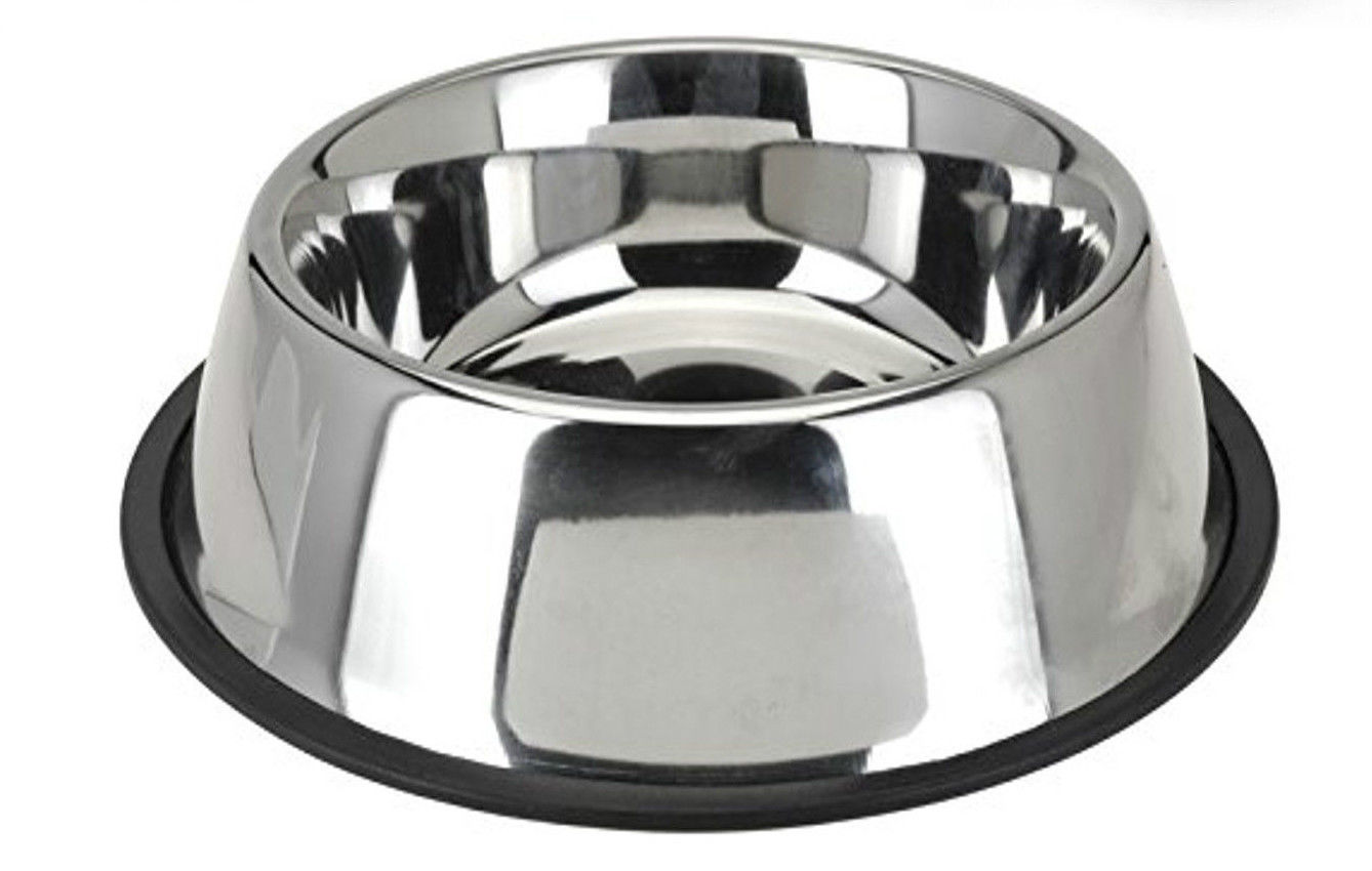 CUENCO ANTIDESLIZANTE DE ACERO INOXIDABLE PARA PERRO GATO PERRO MASCOTA GATO 26CM