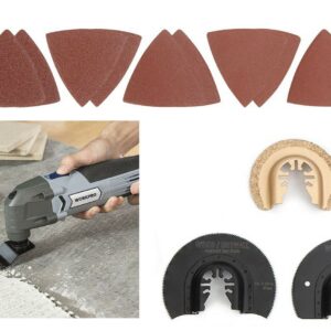 KIT DE ACCESORIOS HERRAMIENTA MULTIFUNCIÓN 16 PIEZAS CUCHILLA DE CORTE VIBRARAZER OSCILANTE 503