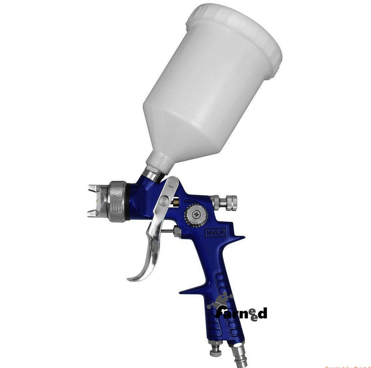 PISTOLA DE PULVERIZACIÓN HVLP 600cc PISTOLA DE PULVERIZACIÓN PROFESIONAL 600cc UGELLLO 1.4 OX