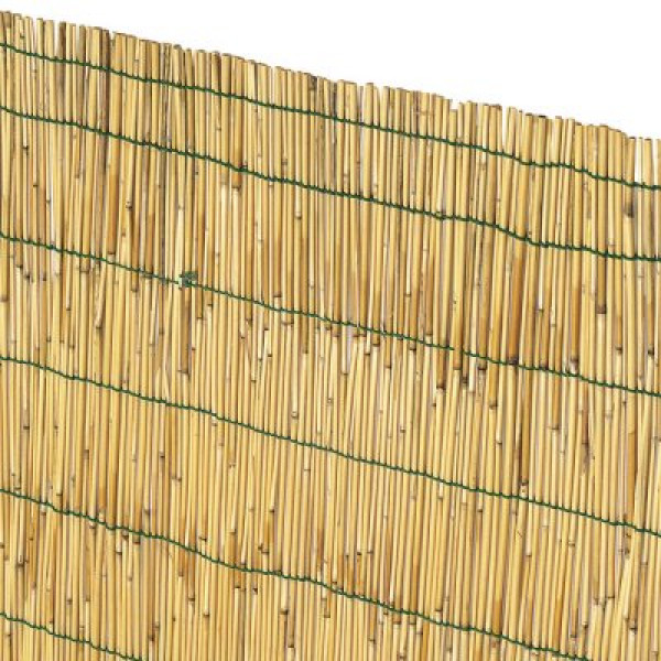 Arella de cañas de bambú bamboo valla opaca tapa pèrgola 1,5×5 mt 143v