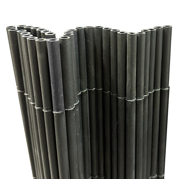 Valla de PVC Arella canniccio cm 100×300 gris antracita para jardín y piscina, 280v