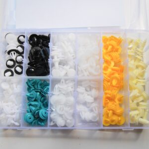 ACCESORIOS CLIP 210 PIEZAS JUNTA DE CARROCERÍA TOPES DE PARACHOQUES PANELES DE PUERTA 857