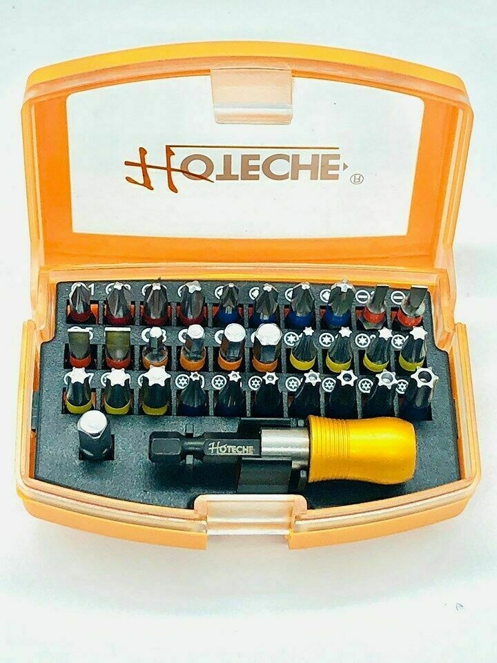 KIT DE PUNTAS DE DESTORNILLADOR 32 PIEZAS ADAPTADOR MAGNÉTICO PUNTA TORX T10 T40 387 HOT