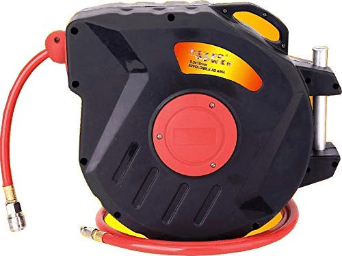 CARRETE DE MANGUERA ENROLLADOR DE MANGUERA AUTOMÁTICO EXTENSIÓN DE AIRE COMPRIMIDO 20MT MANGUERA MANGUERA 520