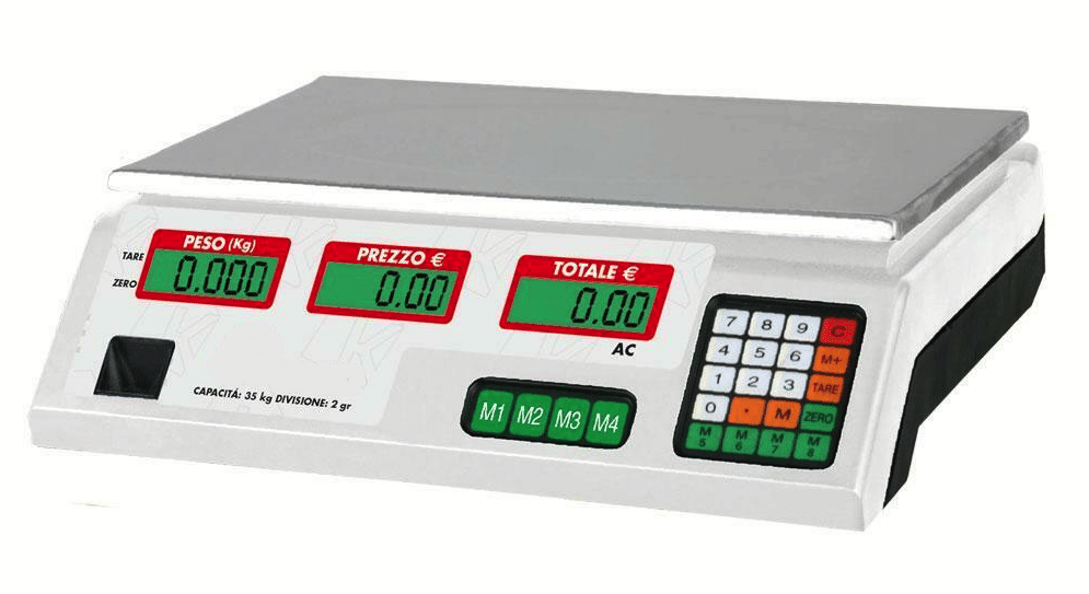 BÁSCULA DE SOBREMESA DIGITAL ELECTRÓNICA PROFESIONAL 35 KG 2 GRAMOS COCINA 990ks