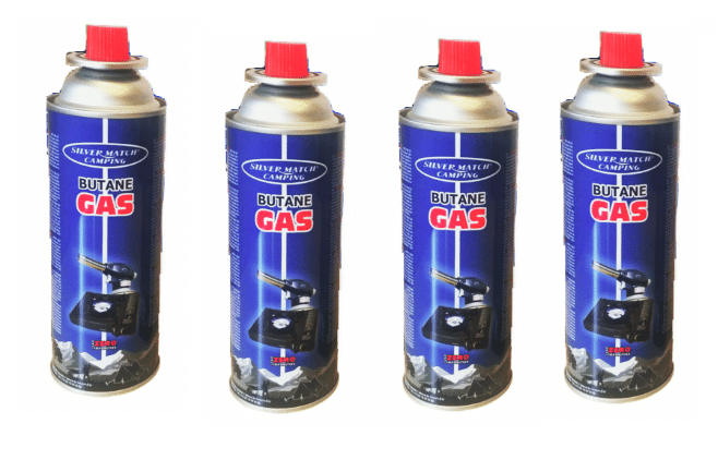 4 PIEZAS DE CARTUCHO DE RECARGA DE CILINDRO GAS BUTANO HERBICIDA ESTUFA TÉRMICA PARA ACAMPAR