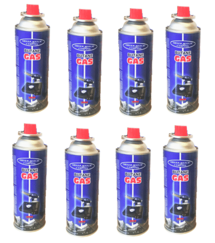 CARTUCHO DE RECARGA DE CILINDRO DE 8 PIEZAS ESTUFA DE CAMPING HERBICIDA DE GAS BUTANO
