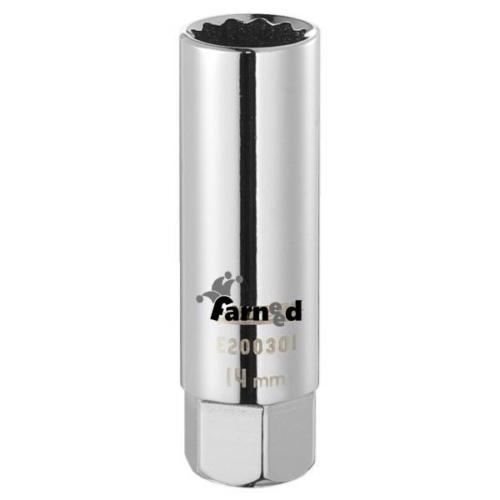 LLAVE DE TUBO PARA BUJÍAS 14 Y 16 mm VÁSTAGO ACERO POLIGONAL 3/8"