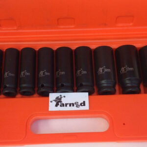 13 CASQUILLOS LARGOS REFORZADOS DESTORNILLADOR NEUMÁTICO DE IMPACTO 1/2" 10 - 32 mm