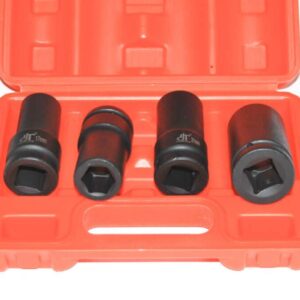 JUEGO DE LLAVES DE VASO 4 PIEZAS 3/4" HEXAGONAL IMPACT 17 - 27 MM GRANDES GIANTS TRUCKS 632xi