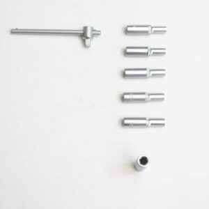 JUEGO DE LLAVES DE VASO TORX LARGO 7 PIEZAS EXTENSIÓN 1/4" 4 10 MM LLAVE LLAVE MF