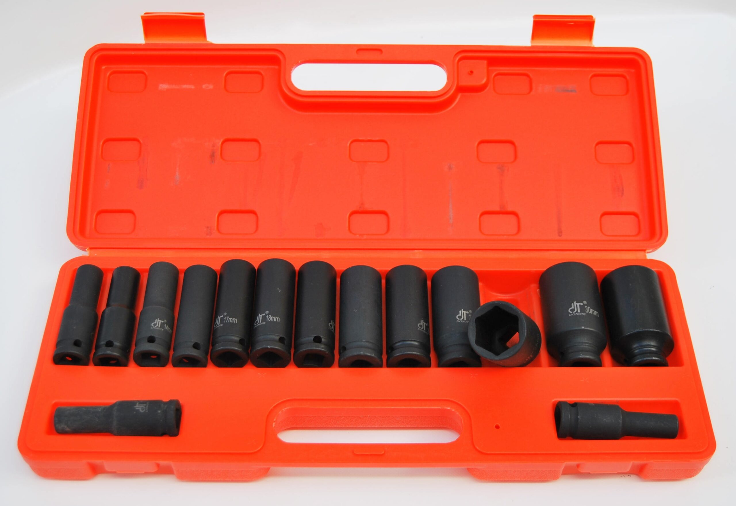 JUEGO DE LLAVES DE VASO 15 PIEZAS CASQUILLO DE DESTORNILLADOR HEXAGONAL CUADRADO 1/2" 10-32 ar