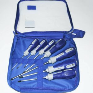 JUEGO DE DESTORNILLADORES TORX DESTORNILLADOR 7 PIEZAS AGUJERO PARA BOLSA PHINX T6 T30 CASE