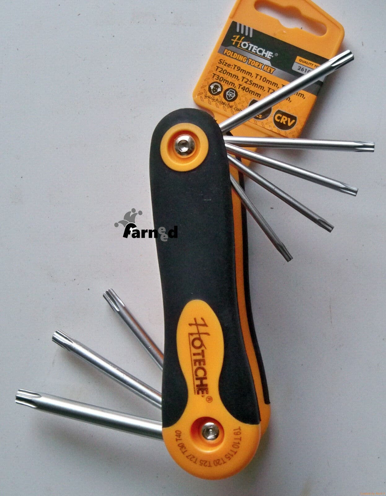 LLAVES DE BOLSILLO TORX LLAVES PLEGABLES LLAVES PLEGABLES PORTÁTILES 8 PIEZAS MACHO 282