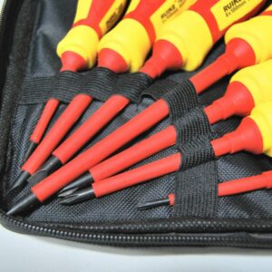 KIT JUEGO DE DESTORNILLADORES 7 PIEZAS ATORNILLADOR DE CRUZ DE CORTE PLANO ELECTRICISTA 128