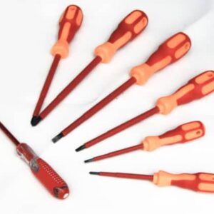 KIT DE DESTORNILLADORES DESTORNILLADOR 7 PIEZAS DE PROBADOR DE FASE CRUZADA PLANA ELECTRICISTA DESTORNILLADORES 916