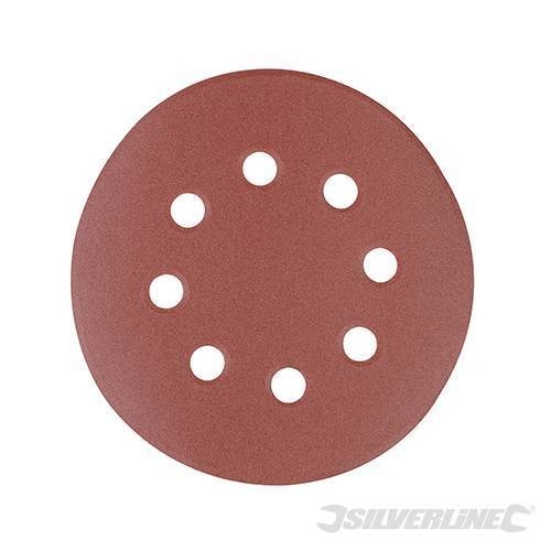 DISCO ABRASIVO PAPEL ABRASIVO LIJADORA LIJADORA LIJADORA 8 AGUJEROS 125 mm 805 SL