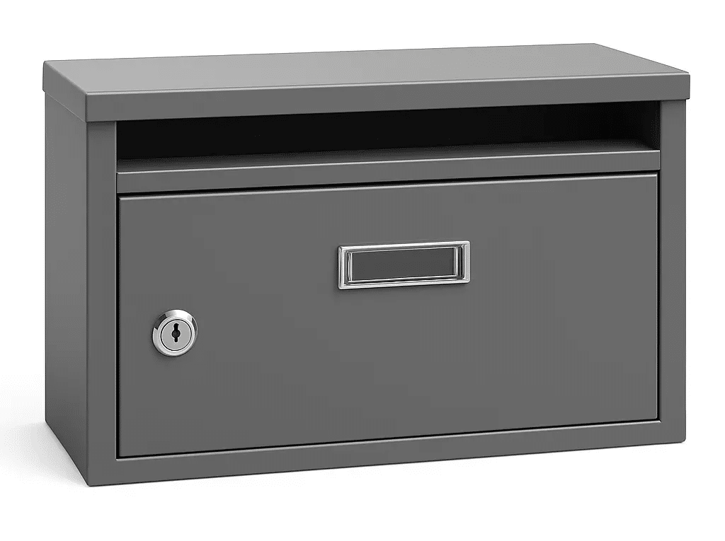 Buzón de condominio casa condominio 1 espacio gris 465ds