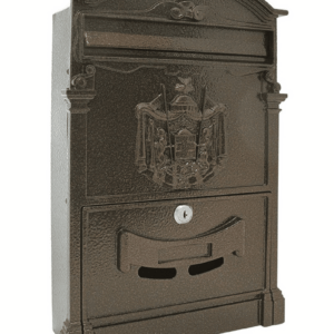 BUZÓN BUZÓN BUZÓN DE CORREO ALUMINIO CASA EXTERIOR 26x9xh41cm BRONCE 596vn