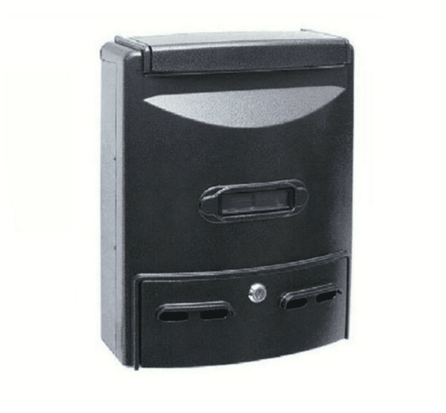 BUZÓN BUZÓN BUZÓN CORREO CASA DE HIERRO EXTERIOR NEGRO 626vn