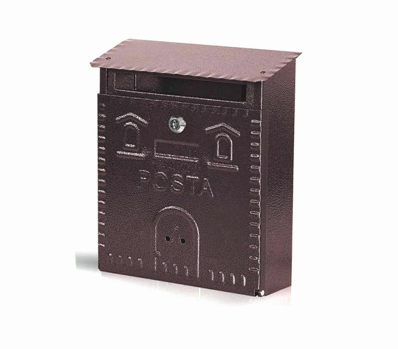 21489 BUZÓN BUZÓN OFICINA DE CORREOS CASA DE HIERRO FORJADO EXTERIOR 23x9xh29cm 319