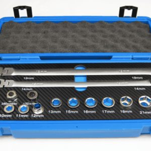 LLAVES DE CARRACA GIRATORIAS 14 19 MM + VASCOS DE 8 A 22 MM ADAPTADORES DE BROCAS 616 B