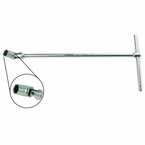 LLAVE EN T GIRATORIA DOBLE 6 mm LLAVES ARTICULADAS MANGO 376to