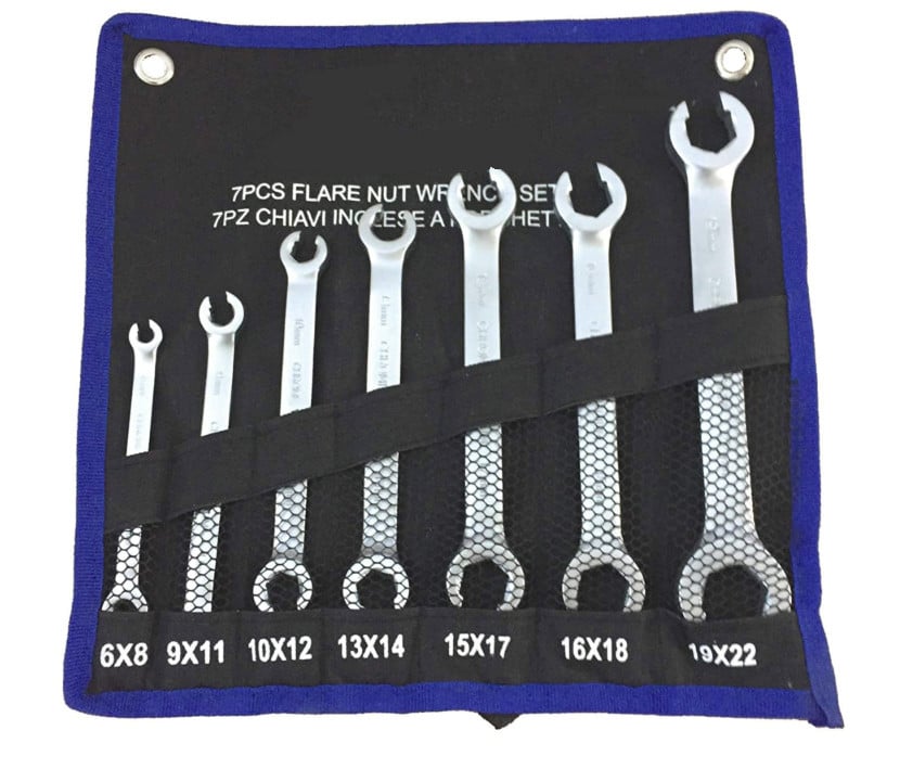 LLAVES HEXAGONALES PARTIDAS MANGUERAS DE FRENO RACORES DE FRENO 7 PIEZAS 6x22 mm 072es