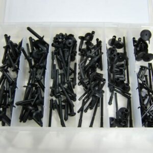 CLIPS DE FIJACIÓN 115 PIEZAS CUERPO PANELES DE PARACHOQUES REMACHES DE PLÁSTICO 142