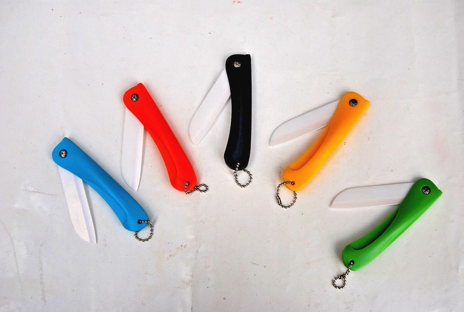 CUCHILLO PORTÁTIL HOJA DE CERÁMICA CUCHILLO DE COLORES ANTIOXIDANTE COCINA 973