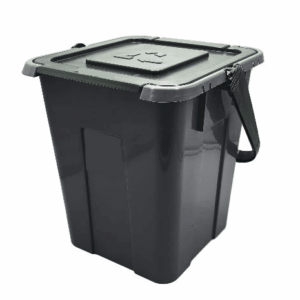 Cubo de basura de plástico cubo de basura verde 20 lt 079du
