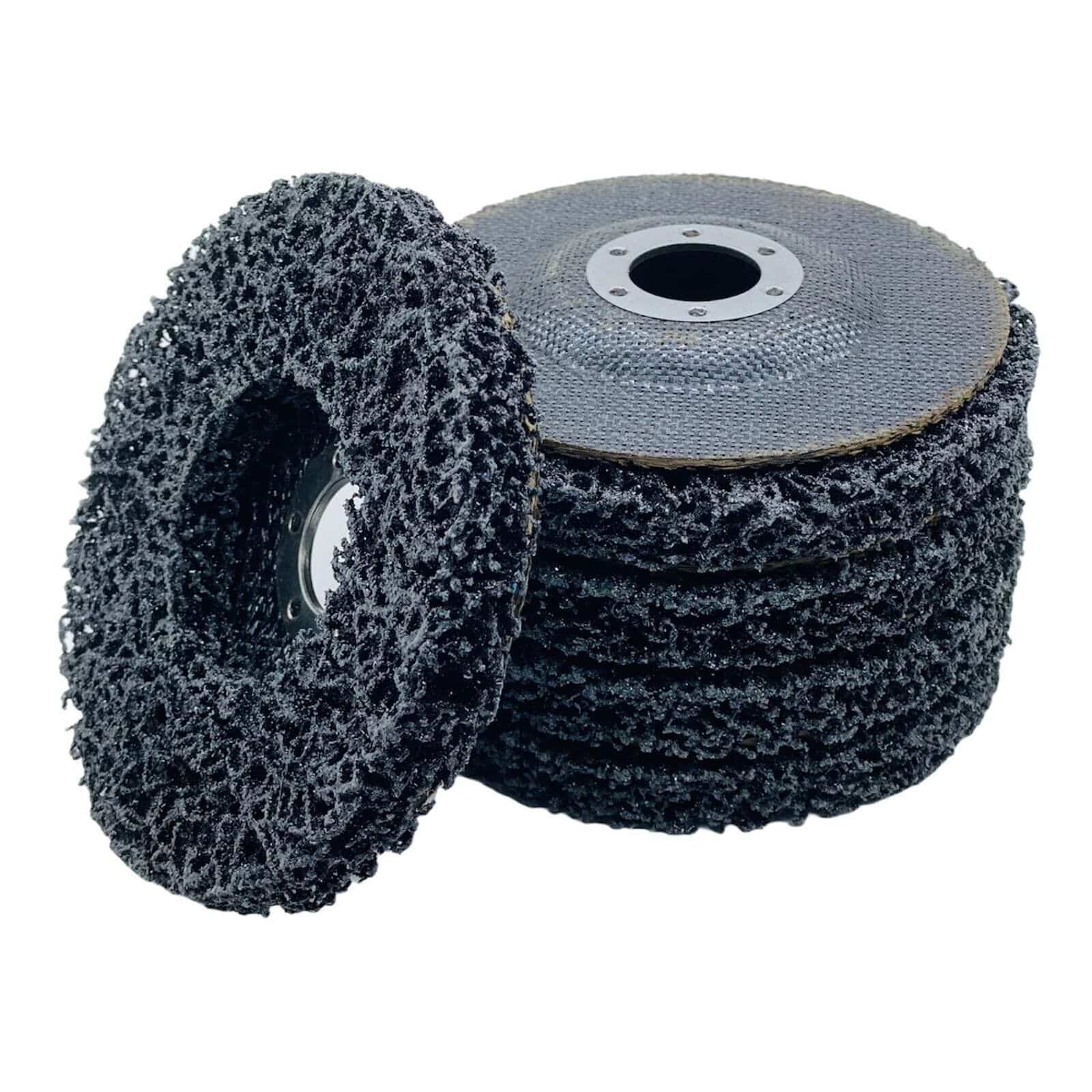 KIT 5 DISCOS DISCOS 115 MM AMOLADORA FLEX LIMPIEZA ACERO HIERRO ÓXIDO 012x