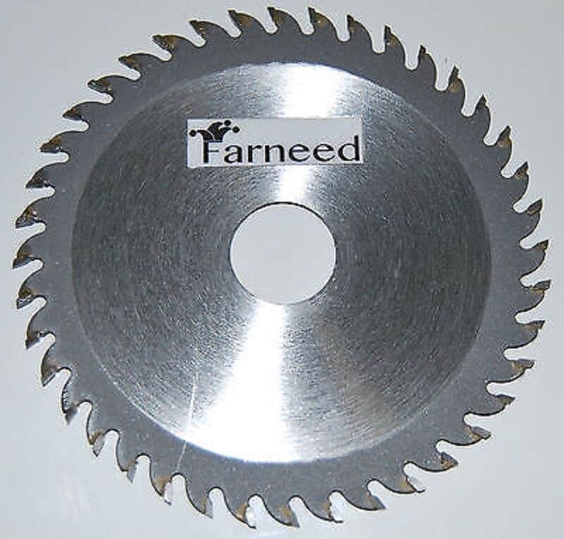 DISCO DE CORTE DE MADERA DE 230 mm DE ACERO 40 DIENTES PARA PVC PLÁSTICO FLEXIBLE