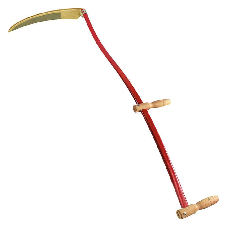 HOJA DE HOZ HENO 60 cm EJE 150cm HIERBA DOBLE MANGO GUADAÑAS ALCYONE 342li