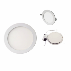 FOCO LED SLIM PANEL 18W MUELLE EMPOTRABLE REDONDO REDONDO LUZ CÁLIDA 723