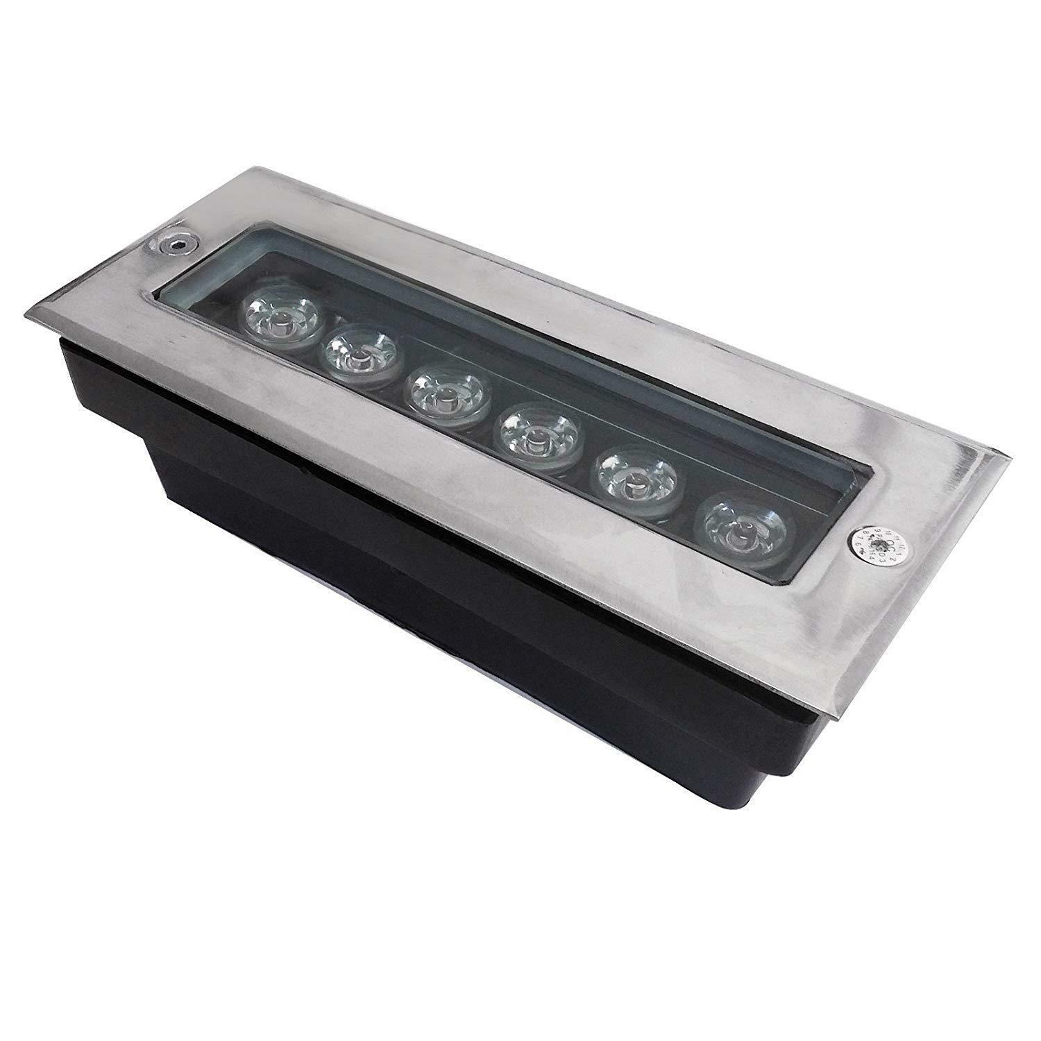 APLIQUE LED LUZ DE PASO 6W RECTANGULAR IP65 LUZ CÁLIDA EXTERIOR 582